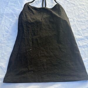 lululemon athletica Black Halter Top